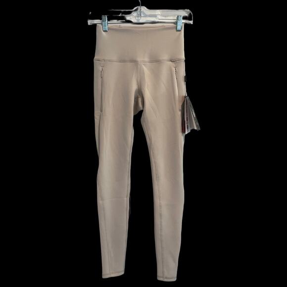 Spyder Pants - Spyder Leggings Womens Active Size XS Cream Side Pockets